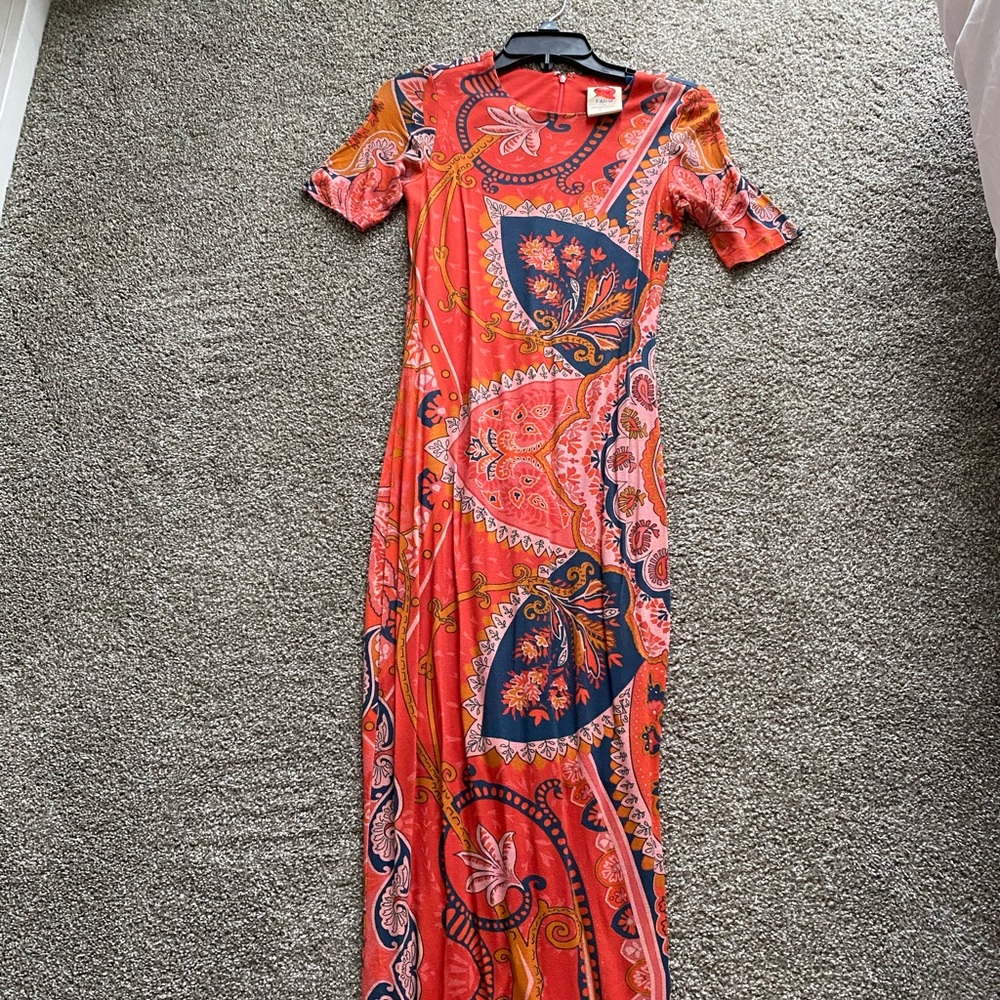 Anthropologie Farm patterned dress XS